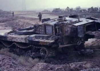 Уничтоженный Challenger 2